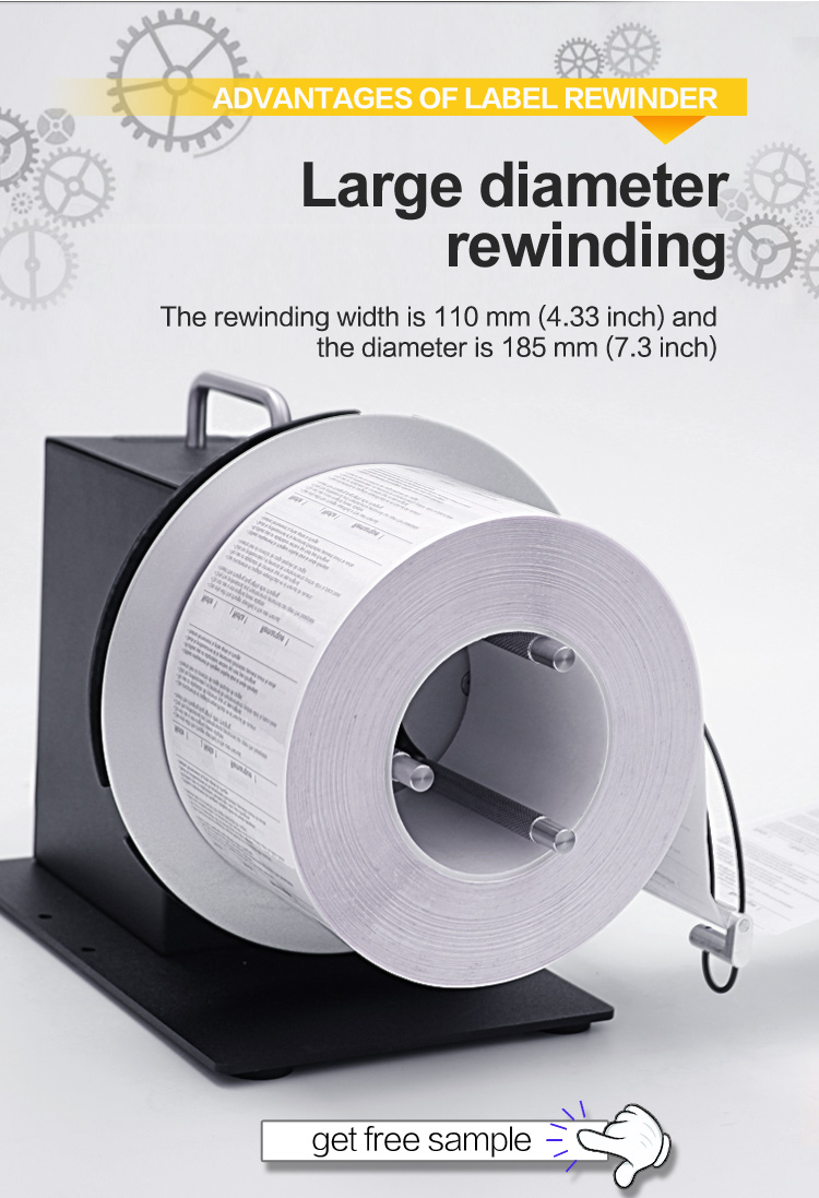 Stripper Machine Sticker BSC A6 A5 label stripper machine sticker label rewinder