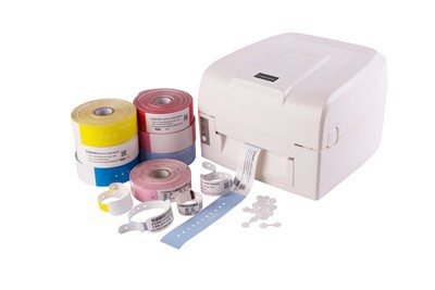Pulseira de papel infantil com impressão térmica direta à prova d'água personalizada, pulseira de hospital, identificação médica, faixa de admissão de paciente